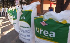 Alcalde Torres terminó con la entrega y distribución de las 409 toneladas de Urea para el área rural