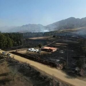Incendio en Coimata deja sin alimento al ganado y en emergencia a las comunidades ganaderas