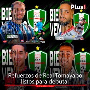 Refuerzos de Real Tomayapo listo para debutar