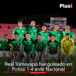 Nacional Potosí se recuperó y goleó a Tomayapo