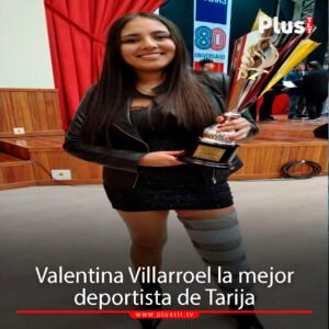 Villarroel elegida la mejor deportista de Tarija