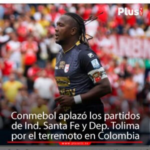 Conmebol aplazó los partidos de Independiente Santa Fe y Deportes Tolima por el terremoto en Colombia