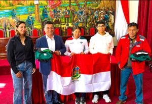 Alcalde apoya a deportistas tarijeños que representarán a Bolivia a nivel internacional