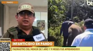 Hallan muerto a niño reportado como desaparecido en Pando; Policía informa que padrastro confesó el crimen