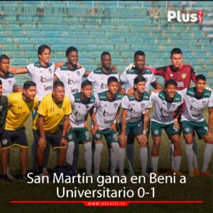 San Martin gana en Beni a Universitario 1-0