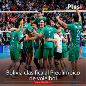 Bolivia clasifica al Preolímpico de voleibol masculino