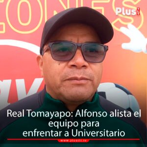 Alfonso ya dirigió sus primeras prácticas en Real Tomayapo