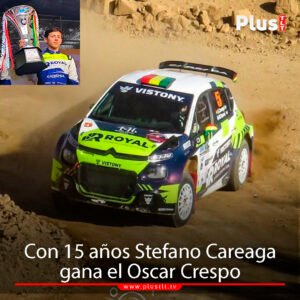 Con 15 años Stefano Careaga gana el Oscar Crespo