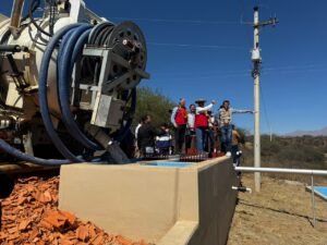 Alcalde de Tarija inaugura la Planta de lodos fecales domiciliarios