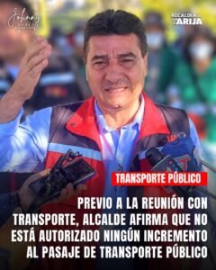 Reunión con el transporte y municipio