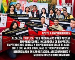 ALCALDÍA TRIPLICA SU APOYO A LOS EMPRENDEDORES