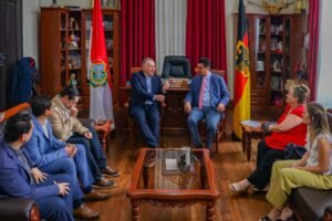 Alcalde de Tarija fortalece los lazos de hermanamiento con Alemania