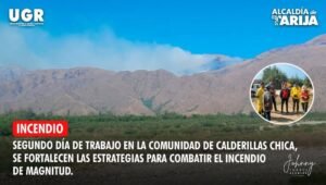 CONTINÚAN LAS ACCIONES PARA COMBATIR EL INCENDIO FORESTAL DE MAGNITUD EN CALDERILLAS CHICA